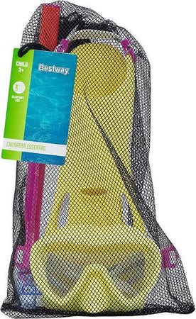 Set-Da-Snorkeling-Bambini-Flapper-Maschera-Boccaglio-Pinne-3-6-Anni-2-Col-25039