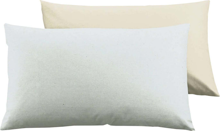 Set Di 2 Federe Bicolor Doubleface Novilunio in Cotone Copricuscino Guanciale Letto 50x80 Cm Made in Italy Naturale/ Perla Casa e cucina/Tessili per la casa/Biancheria da letto/Lenzuola e federe/Federe Novilunio - Sesto San Giovanni, Commerciovirtuoso.it