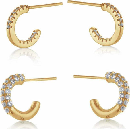 Set Di 2 Piccoli Orecchini Donna A Cerchio Hoops 1 Cm Orecchini Ipoallergenici Senza Nichel Lavorati A Mano Da Donna Moda/Donna/Gioielli/Orecchini MesmerizeD - Porto Sant’Elpidio, Commerciovirtuoso.it