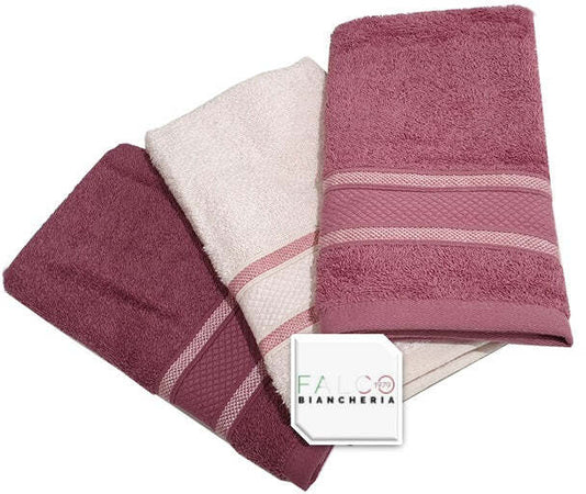 Set di 3 Asciugamani Viso Vingi Fullcolor