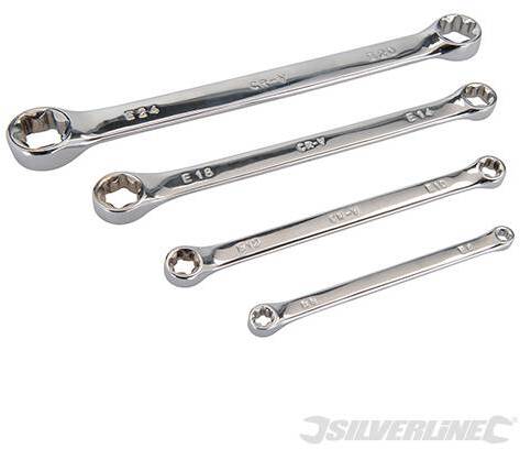 Set di 4 Chiavi Professionali in acciaio cromo TRX E6 - E24 Prezzo Silverline