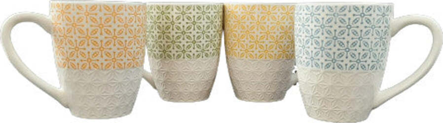 Set di 4 tazze Ard'Time Komae Casa e cucina/Stoviglie/Piatti ciotole e vassoi/Tazze e piattini/Tazze da tè Scontolo.net - Potenza, Commerciovirtuoso.it