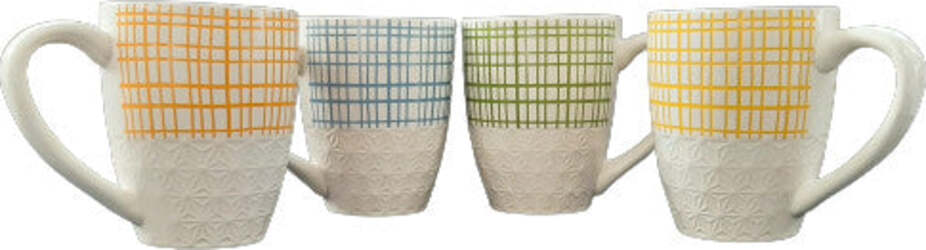 Set di 4 tazze multicolore Ard'Time MUG Komae Casa e cucina/Stoviglie/Piatti ciotole e vassoi/Tazze e piattini/Tazze da tè Scontolo.net - Potenza, Commerciovirtuoso.it