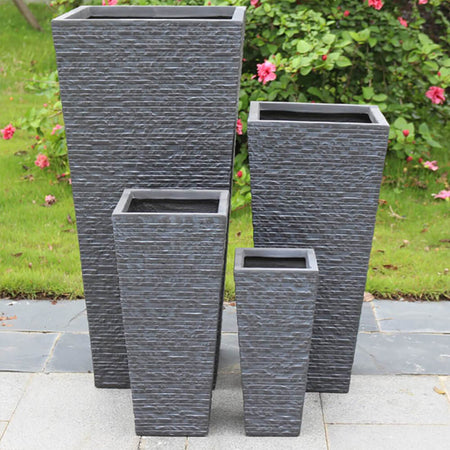 set-di-4-vasi-da-giardino-Grigio-Milani-Home
