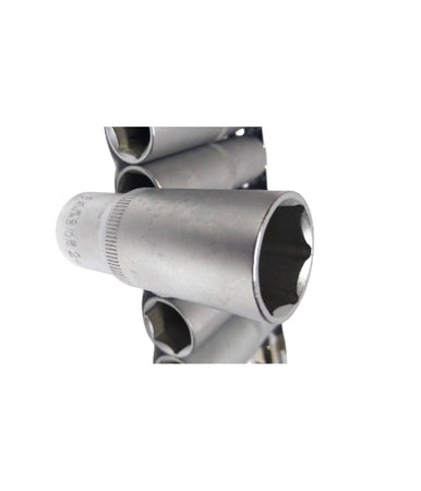 Set Di Chiavi Bussola Lunghe Da 1/2 Chrome Vanadium 10 A 24 Mm 12 Pezzi Mr70253