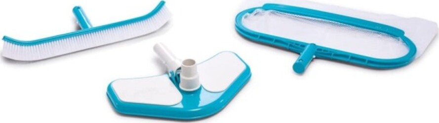 Set-Di-Pulizia-Deluxe-Per-Piscina-Retina-A-Sacco-Spazzola-Angolare-Vacuum-29057