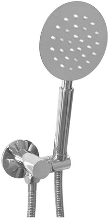 Set doccia con supporto con presa acqua e doccetta anticalcare, flessibile 150 cm