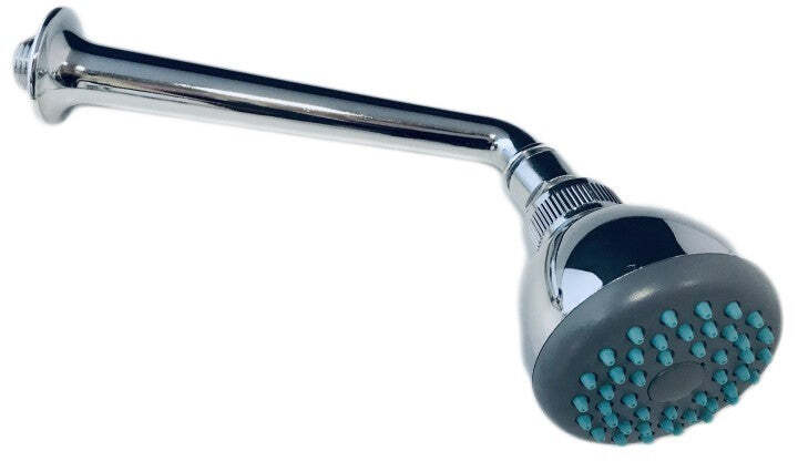 Set Doccia Soffione Doccia Con Braccio Di Sostegno, In Ottone Ed Anticalcare
