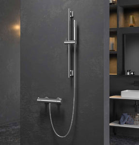 Set Doccia Termostatico Design Moderno Fai da te/Attrezzature per cucine e bagni/Attrezzature per bagni/Docce e componenti doccia/Sistemi saliscendi per vasche da bagno e docce Shopbagno.it - Roma, Commerciovirtuoso.it