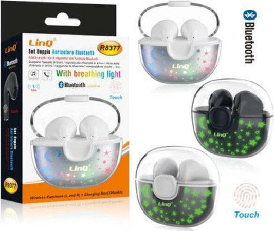 Set-Doppio-Auricolare-Cuffie-Bluetooth-Luce-Led-Rgb-Touch-Box-Base-Ricarica-R8377