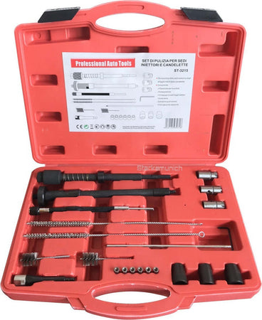 SET FRESE PULIZIA SEDE INIETTORI E SEDE CANDELETTE MOTORI AUTO 22 PZ VALIGETTA Trade Shop italia - Napoli, Commerciovirtuoso.it