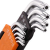 Set Kit 9 Chiavini Torx Forati T10-t50 Angolate Stella Brugola Chromo Vanadio Fai da te/Utensili elettrici e a mano/Utensili a mano/Bussole e set di bussole/Corredi di bussole/Standard Trade Shop italia - Napoli, Commerciovirtuoso.it