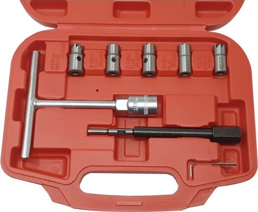 Set-Kit-Alesatori-Per-La-Pulizia-Iniettore-Iniettori-Auto-Motore-Diesel-8-Pezzi