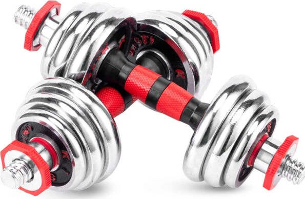 Set-Manubri-Pesi-Regolabili-Componibili-Palestra-Dumbbell-In-Acciaio-15-Kg-Tot