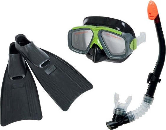 Set-Maschera-Boccaio-Pinne-Per-Immersioni-Snorkeling-Sub-Mare-Piscina-Nero