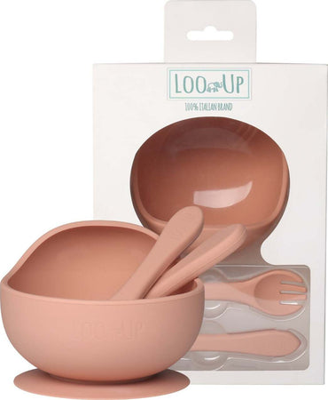 Set-prima-pappa--ciotola-con-ventosa-e-posate--perca--
