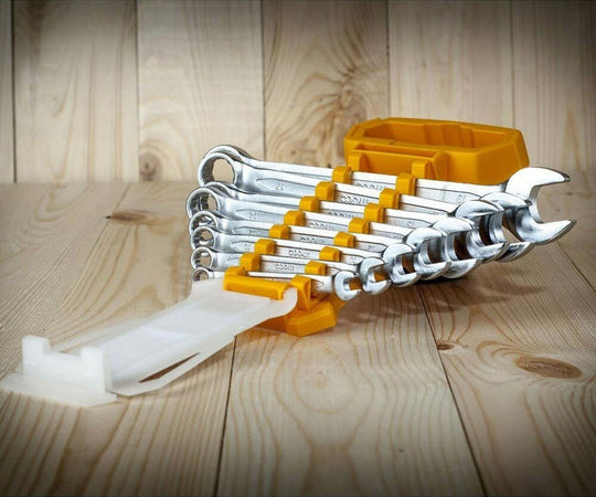 Set Serie 8 Chiavi Chiave Inglesi Combinate In Acciaio 6 - 19 Mm Con Custodia Fai da te/Utensili elettrici e a mano/Utensili a mano/Chiavi e chiavi inglesi/Set di chiavi a tubo/Standard Trade Shop italia - Napoli, Commerciovirtuoso.it