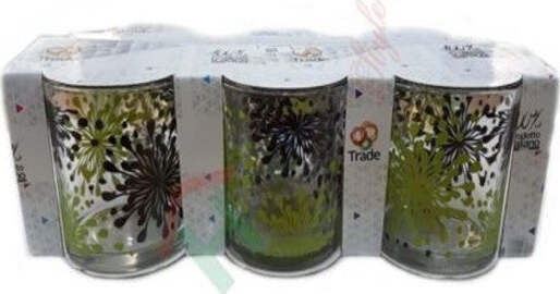 Set-Servizio-6-Pezzi-Bicchieri-Vetro-Decorati-Schizzi-Colorati