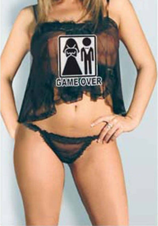 Set Super Sexy Baby Doll Nero Con Stampa Game Over + Perizoma lingerie baby doll da donna Salute e cura della persona/Erotismo e contraccezione/Abbigliamento erotico/Donna/Babydoll e négligé Kondorama - Martinsicuro, Commerciovirtuoso.it