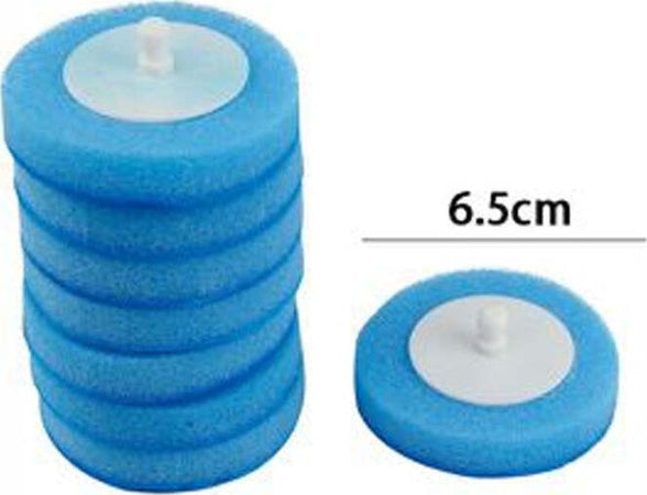 Set-Testine-Ricambio-Scopino-Wc-Autopulente-Intelligente-Usa-E-Getta-Ricariche