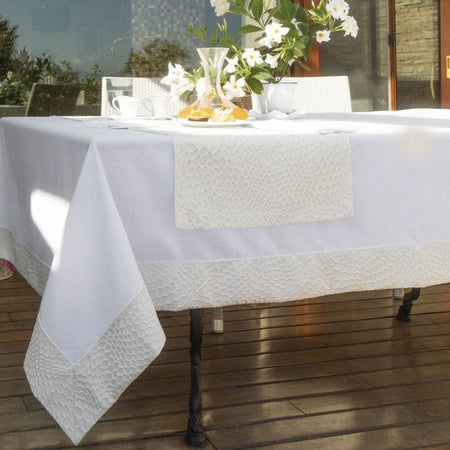 Battaglia Set Tovaglia x12 Panama BAO c/Runner