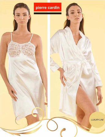 Set-Vestaglia-Camicia-Pierre-Cardin-Luxury-Line-Ibis