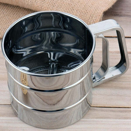 Setaccio-Da-Cucina-Per-Farina-E-Zucchero-A-Velo-Acciaio-Inox-Spolverare-250-Gr