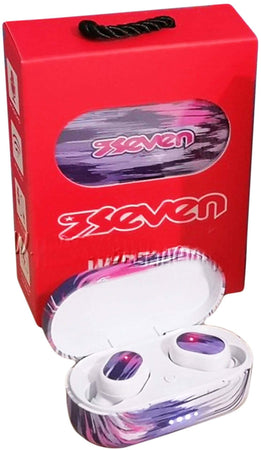 Seven Auricolari Wireless Seven Bt9537 Cuffiette Senza Filo Rosa Cuffie In-ear Multi Colore 60 Ore 15 Metri