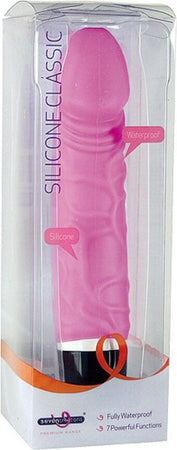SEVEN CREATIONS CLASSIC PINK – FALLO REALISTICO VIBRANTE IN SILICONE ROSA CM 19 Salute e cura della persona/Erotismo e contraccezione/Sex toys/Dildo/Dildo realistici Kondorama - Martinsicuro, Commerciovirtuoso.it