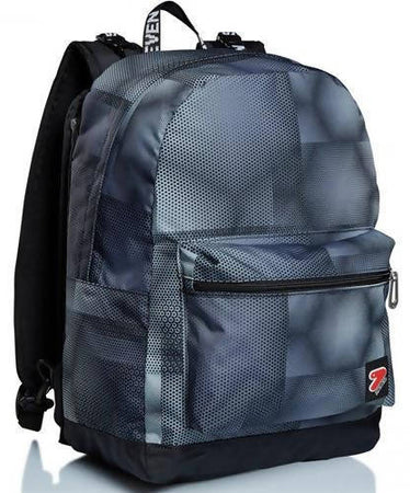 Seven Zaino The Double Reversibile Cyberspace Grigio Zaino Scuola 29 Lt Invicta