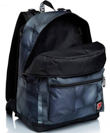 Seven Zaino The Double Reversibile Cyberspace Grigio Zaino Scuola 29 Lt Invicta