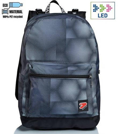 Seven Zaino The Double Reversibile Cyberspace Grigio Zaino Scuola 29 Lt Invicta