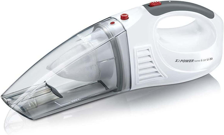 Severin HV 7144 Aspira Polvere e liquidi, Veloce e Comoda da Usare. Molto Potente Batteria agli ioni di Litio da 7,4, 0.1 Litri