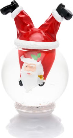 Sfera-con-Babbo-Natale-capovolto,-led-RGB-cambiacolore-per-decorazioni