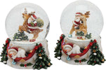 Sfera di cristallo natalizia con Babbo Natale decorazione per interno ad acqua da 10 cm Casa e cucina/Decorazioni per interni/Addobbi e decorazioni per ricorrenze/Decorazioni natalizie/Neve artificiale MagiediNatale.it - Altamura, Commerciovirtuoso.it