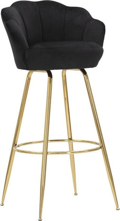 Sgabello-Bar-Vienna-Nero-Cm-55X53X110