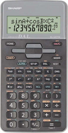 Sharp - Calcolatrice scientifica - Grigio - EL531THBGY Cancelleria e prodotti per ufficio/Elettronica per ufficio/Calcolatrici/Grafiche Eurocartuccia - Pavullo, Commerciovirtuoso.it