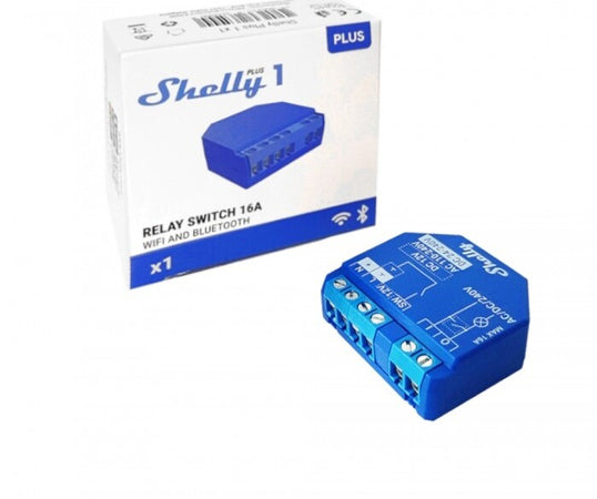SHELLY-RELÈ-CON-COMANDO-WIFI,-1-CANALE-16A-|-SHELLY-PLUS1