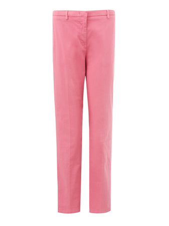 Lardini Pantalone Rosa in Cotone da donna