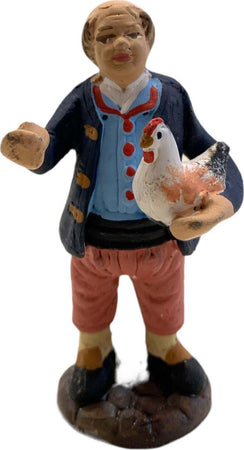 Signore con gallina statuetta in terracotta artigianale per presepe napoletano da h 7 cm Casa e cucina/Decorazioni per interni/Addobbi e decorazioni per ricorrenze/Decorazioni natalizie/Presepi/Statuine e fondali per il presepe MagiediNatale.it - Altamura, Commerciovirtuoso.it