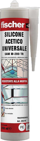 Silicone-Fischer-Acetico-Bianco-280ML-217---Sigillatura-Affidabile-e-Resistente
