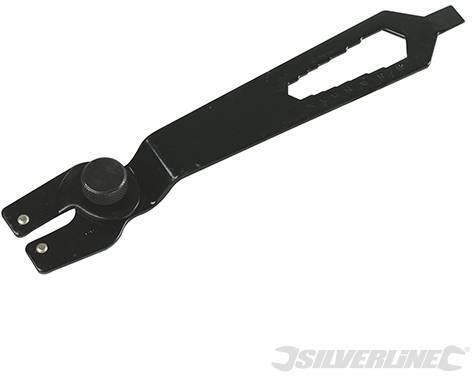 Silverline Chiave a dente regolabile per smerigliatrici mole seghe e troncatrici