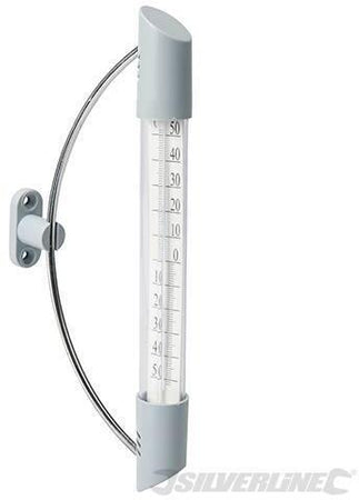 Silverline termometro con supporto in acciaio 250 x 60 x 10 mm Prezzo
