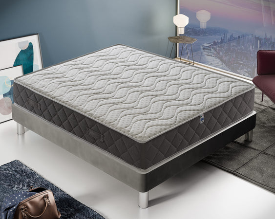 Materasso in Memory Foam 11 zone di comfort Rivestimento Silver Safe