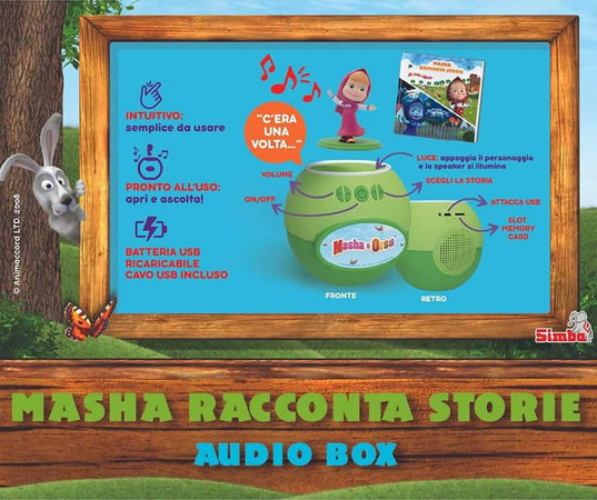 Simba Masha Racconta Storie, 7101100076, + 3 Anni, 20 Storie Originali Tratte da “I racconti Masha” e “Le storie di paura di Masha” Giochi e giocattoli/Elettronica per bambini/Giochi elettronici Cartoleria Deja Vu - Crotone, Commerciovirtuoso.it