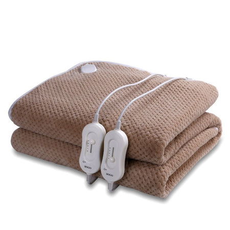 SOGO Sottocoperta termocoperta elettrica riscaldante da letto matrimoniale XXL 160x140cm 120W