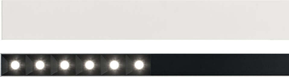 Sistema-Lineare-Binario-Fluo-Alluminio-Bianco-Led-30W-3000K-Luce-Calda-L.120,5Cm