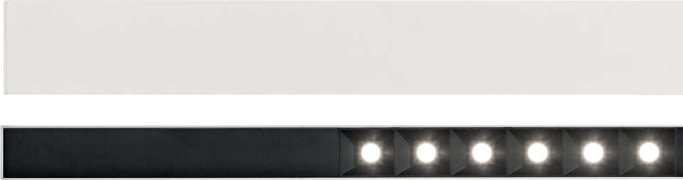 Sistema-Lineare-Binario-Fluo-Alluminio-Bianco-Led-30W-3000K-Luce-Calda-L.180,5Cm