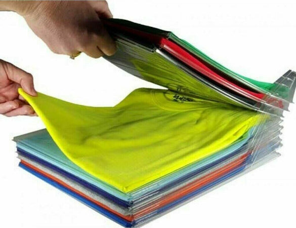 Sistema-Salvaspazio-Pieghevole-Da-Armadio-Cassetti-Per-T-Shirt-Camicie-20-Pezzi
