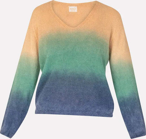 SISTE'S-|-Maglia-scollo-V-sfumata